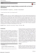 Cover page: Abdominal and pelvic imaging findings associated with sex hormone abnormalities.