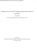 Cover page: Negotiations of Power: The Persistence of Indigenous Meanings of Space in Mission-era Alta California