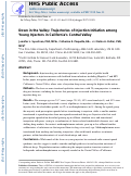 Cover page: Down in the valley: Trajectories of injection initiation among young injectors in California’s Central Valley