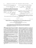 Cover page: Relation Between the Multi-Regge Model and the Missing-Mass Spectrum