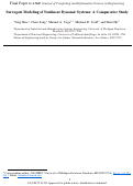 Cover page: Surrogate Modeling of Nonlinear Dynamic Systems: A Comparative Study