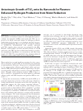 Cover page: Anisotropic Growth of TiO2 onto Gold Nanorods for Plasmon-Enhanced Hydrogen Production from Water Reduction