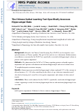 Cover page: The Chinese Verbal Learning Test Specifically Assesses Hippocampal State