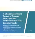 Cover page: A Choice Experiment Survey of Drayage Fleet Operator Preferences for Zero-Emission Trucks