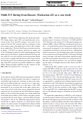 Cover page: Multi-TeV flaring from blazars: Markarian 421 as a case study