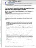 Cover page: Fecal Microbiota Composition of Breast-Fed Infants Is Correlated With Human Milk Oligosaccharides Consumed