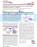 Cover page: Assembly of the Tricyclic Core of Alopecurone C by Asymmetric Donor/Donor Carbene C–H Insertion