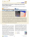 Cover page: How Pt Influences H2 Reactions on High Surface-Area Pt/CeO2 Powder Catalyst Surfaces