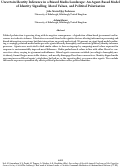 Cover page: Uncertain Identity Inference in a Biased Media Landscape: An Agent-Based Model of Identity Signalling, Moral Values, and Political Polarisation