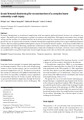 Cover page: Acute femoral shortening for reconstruction of a complex lower extremity crush injury