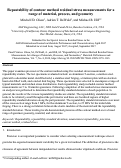 Cover page: Repeatability of Contour Method Residual Stress Measurements for a Range of Materials, Processes, and Geometries
