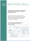 Cover page: North American CO2 exchange:  Inter comparison of modeled estimates with results
from a fine scale atmospheric inversion