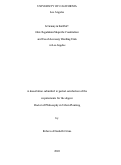 Cover page: Is Granny in that Flat?: How Regulations Shape the Construction and Use of Accessory Dwelling Units in Los Angeles