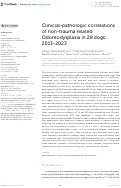 Cover page: Clinicial-pathologic correlations of non-trauma related Odontodysplasia in 28 dogs: 2013-2023