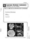 Cover page: Reconstitution of Halorhodopsin