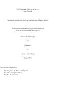 Cover page: Modeling Low-Barrier Hydrogen Bonds and Solution Effects