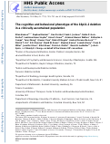 Cover page: The Cognitive and Behavioral Phenotype of the 16p11.2 Deletion in a Clinically Ascertained Population