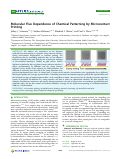 Cover page: Molecular Flux Dependence of Chemical Patterning by Microcontact Printing