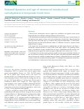 Cover page: Seasonal dynamics and age of stemwood nonstructural carbohydrates in temperate forest trees