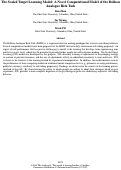 Cover page: The Scaled Target Learning Model: A Novel Computational Model of the BalloonAnalogue Risk Task