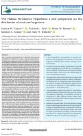 Cover page: The Habitat Persistence Hypothesis: a new perspective on the distribution of coral-reef organisms