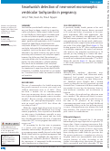 Cover page: Smartwatch detection of new-onset monomorphic ventricular tachycardia in pregnancy