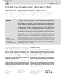 Cover page: Perinatal Hypophosphatasia in a Premature Infant.