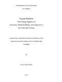 Cover page: Fractal Realism: The Folding Together of Literature, Technical Media, and Cognition in the Twentieth Century