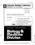 Cover page: STATISTICAL PROCEDURES FOR THE DESIGN AND ANALYSIS OF in vitro MUTAGENESIS ASSAYS