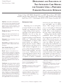 Cover page: Development and Evaluation of Two Integrated Care Models for Children Using a Partnered Formative Evaluation Approach.