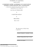 Cover page: Consistent Query Answering Of Conjunctive Queries Under Primary Key Constraints