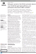 Cover page: Pathogenic variants in the AFG3L2 proteolytic domain cause SCA28 through haploinsufficiency and proteostatic stress-driven OMA1 activation