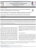 Cover page: Imaging, Treatment Options, Patient Selection, and Outcome Considerations for Patients With Bicuspid Aortic Valve Disease.