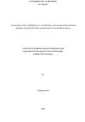 Cover page: Assessing the safety of Bisphenol A, its substitutes, and associated detoxification methods using the alternative animal model Caenorhabditis elegans