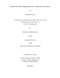 Cover page: Capital Structure Implications for Corporate Governance