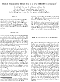 Cover page: Modal parameter identification of a MEMS gyroscope