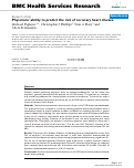 Cover page: Physicians' ability to predict the risk of coronary heart disease