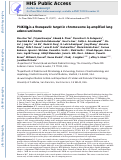 Cover page: PI4KIIIβ is a therapeutic target in chromosome 1q–amplified lung adenocarcinoma