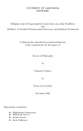 Cover page: Bridging Gaps in Programmable Laboratories-on-a-Chip Workflows and MediSyn: A Modular Pharmaceutical Discovery and Synthesis Framework