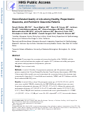 Cover page: Vision-Related Quality of Life Among Healthy, Preperimetric Glaucoma, and Perimetric Glaucoma Patients