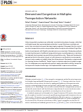 Cover page: Demand and Congestion in Multiplex Transportation Networks.