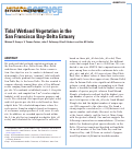 Cover page: Tidal Wetland Vegetation in the San Francisco Bay-Delta Estuary