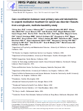 Cover page: Care coordination between rural primary care and telemedicine to expand medication treatment for opioid use disorder: Results from a single‐arm, multisite feasibility study