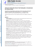 Cover page: Outreach to diversify clinical trial participation: A randomized recruitment study