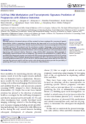 Cover page: Cell-free DNA Methylation and Transcriptomic Signature Prediction of Pregnancies with Adverse Outcomes.