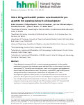 Cover page: STIM1, PKC-δ and RasGRP set a threshold for proapoptotic Erk signaling during B cell development