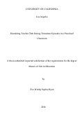 Cover page: Examining Teacher Talk During Transition Episodes in a Preschool Classroom