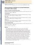 Cover page: Improved Subspace Estimation for Low-Rank Model-Based Accelerated Cardiac Imaging