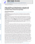 Cover page: Safety and Efficacy of Pembrolizumab in Combination with Acalabrutinib in Advanced Head and Neck Squamous Cell Carcinoma: Phase 2 Proof-of-Concept Study