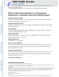 Cover page: Effects of agrochemical pollution on schistosomiasis transmission: a systematic review and modelling analysis